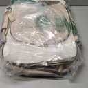 LOVEVOOK 40L Travel Backpack for Women & Men, Airline Approved Carry On Luggage with 3 Packing Cubes, TSA Overnight Bags, Waterproof Personal Item Bag, Weekender Essentials Backpacks fits 17" Laptop (Light Khaki-beige-coffee)