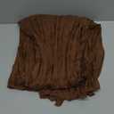 Socomi 1pc Brown Coffee Valentine's Day Cheesecloth Table Runner Boho Rustic Gauze 120 inch 10FT Cheese Cloth Runner for Wedding Party Baby Shower Birthday Home Decor Holiday Decorations