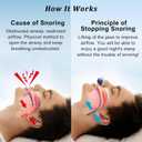 Anti Snoring Devices, Electric Anti Snoring Device, Effective Snoring Prevention, Sleep Apnea Devices for Men and Women, Adjustable Wind Speed, Suitable for All Nose Shapes, Blue-ERT021
