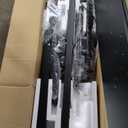 MOUNTUP Electric Height Adjustable Standing Desk, 55 x 24 Inches Sit Stand Desk with Memory Controller, Ergonomic Stand Up Table for Home Office with Splice Board, Black