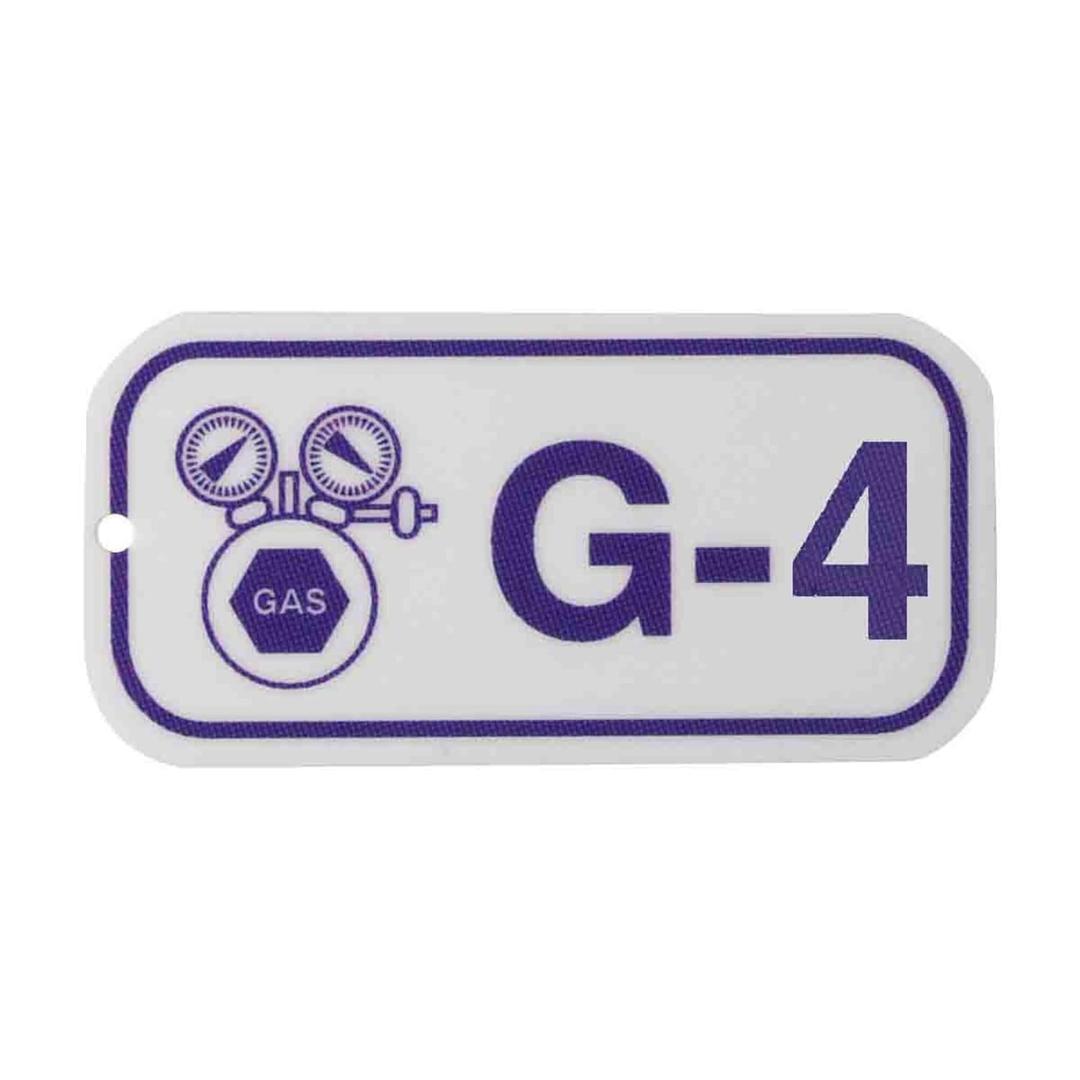 Brady 105712 1 1/2" Height x 3" Width, 1.5 inches Plastic (B-401), Purple on White Energy Source Tags (25 Tags)