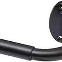 Amazon Basics Adjustable Easy to Install Blackout Curtain Rod for Bedroom and Living Room, 88" to 120", Black