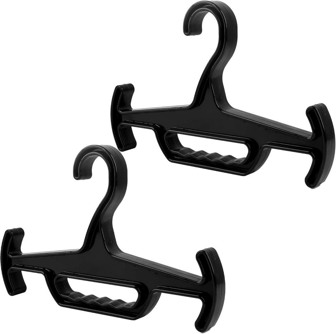 Impresa [2 Pack] Heavy Duty Hangers for Law Enforcement Gear - Heavy Load Capacity Body Armor Hanger for Tactical Gear - Multi-Purpose BCD/Wetsuit Hanger