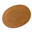 pizarra Rattan Woven Placemats Oval Round Table Mats Non Heat Place Mat Natural Placemat 30X40cm.  Pack 2