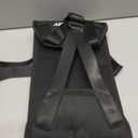 Airplane Foot Hammock, No Collapse Foot Rest for Plane Travel with Extended Adjustment Strap, Portable Desk Foot Hammock with Thickened Foam, Foot Sling Travel Essentials to Relax Your Feet (1 Pc Black)