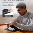 MOFT Invisible Laptop Stand for Desk, Stick-Free Tablet and Computer Stand with Dual-Angle, Foldable&Portable Laptop Riser Holder, Fits 7-11" Tablets&11-14" Laptops, Jet Black (Non-Adhesive Version)