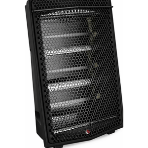 Room Heater 1500W Ultra Quiet Quartz Radiant Heater, Black