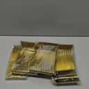150 Gold Plastic Silverware Set - Disposable Flatware - 50 Forks, 50 Spoons, 50 Knives - Heavy Duty Cutlery for Party Bulk