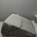 Bedluxe Wedge Pillow Headboard, 3PCS Orthopedic Bed Wedge Pillows Set for After Surgery, Adjustable Pillow Wedge for Acid Reflux&Back Pain Relief, Sleeping, Back Pillow for Bed Sitting Up,