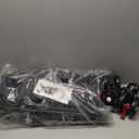 3 in 1 Pet Dog Stroller for Small Medium Dogs 10-50 lbs, Foldable Cat-Strollers for 2-Cats with Removable Carrier, Pet-Strollers for Cats with Storage Bag, Small Puppy-Stroller, Dog-Cart (Black)