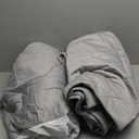 Cooling Comforter Queen Size, 2PCS Reversible Cooling Blanket for Hot Sleepers and Night Sweats, Cool Blanket with Mattress Pad for Summer, Breathable & Lightweight Comforter for All Season (90"x90")