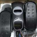 MERACH Under Desk Elliptical Machine, Leg Exerciser While Sitting for Seniors with Remote Control & 12-Speeds, Quiet Portable Electric Seated Pedal Exerciser Machine for Home Office