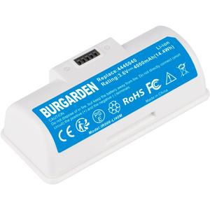 3.6V 4000mAh Li-ion Replacement Battery Compatible with iRobot Braava Jet 240 Floor Mopping Robots 4446040