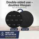Lounsweer 12Pcs 17" Sanding Screen Disc Mesh Floor Sanding Screen, 60 Grit