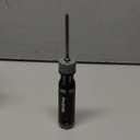 Pro-Grade Screwdrivers, Precision Bit Driver, 12-in-1 Tool, Plastic Handle, Ratcheting, Phillips, Slotted, Hex, Star, Dual End Bits.