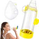 Inhaler Spacer for Adult and Kids NESSI OTC SPACER (Yellow/Adult)