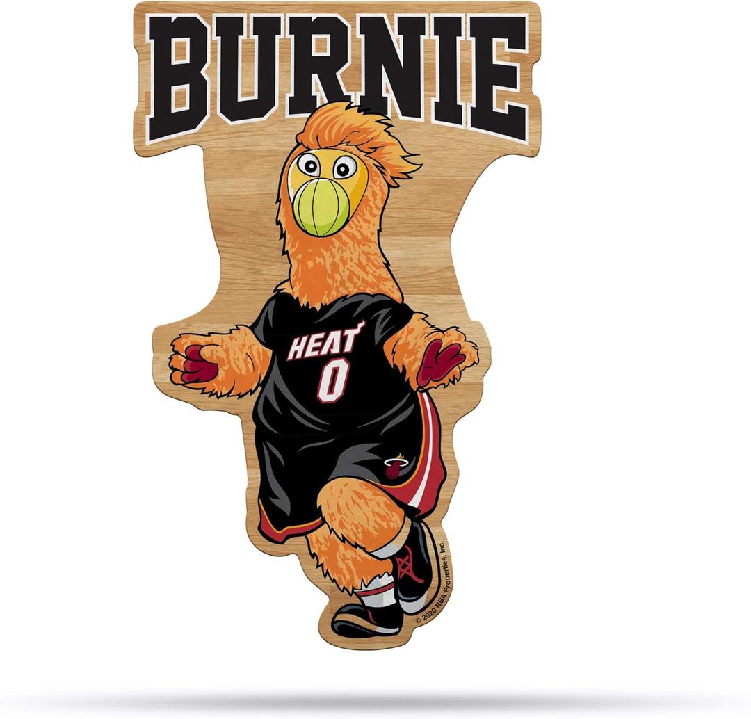 Rico Industries NBA Basketball Mascot Shape Cut Pennant - Home and Living Room Decor - Soft Felt EZ to Hang 