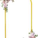 Fivenl Arch Backdrop Stand 7.2FT Balloon Arch Stand Stable Gold Wedding Arch Frame Metal Arch Backdrop Stand for Wedding Ceremony Birthday Party Bridal Baby Shower Banquet Decoration