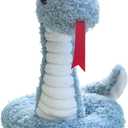 Blue Plush Snake Stuffed Animal Toy, Soft Cuddly Plushie Hugger Toy for Boys & Girls, Gifts for Kids or Girlfriend, 17 Inches
