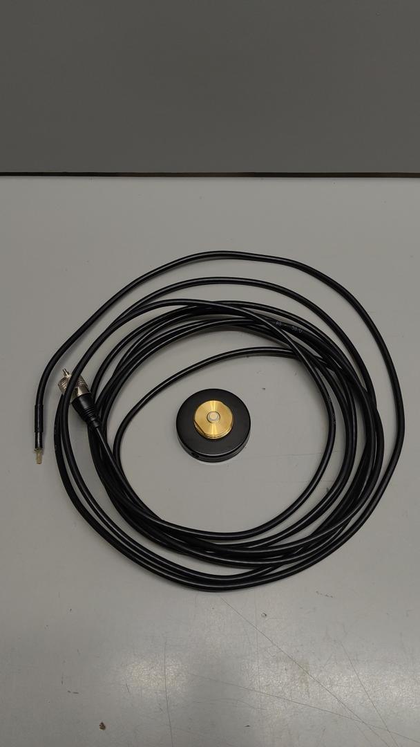 UAYESOK Mini NMO Mount Magnetic Base W/5M Low Loss Coax Cable for NMO Mobile Antennas