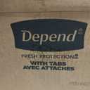 Depend Adult Diapers with Tabs, Incontinence Protection with Tabs, Unisex, Small/Medium (19–34" Waist, Up To 170 lbs), Maximum Absorbency, 60 Count (3 Packs of 20)