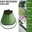 Soft Dog Cone Collar for Large Medium Dogs After Surgery, Adjustable Recovery Lightweight Elizabethan Collar for Dogs to Stop Licking (L)
