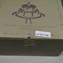 Acacia Wood Cake Stand with Lid,12in Round Acrylic Cake Stand with Dome,2-In-1 Reversible Charcuterie Board with Lid,Large Wooden Baked Goods Display Holder,Perpare For Dessert,Cheese,Chips,Cookie