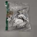 Jetec 12 Pieces Christmas Wooden Star Ornaments Blank Cutout Stars Sign Rustic Wooden Farmhouse Hanging for Christmas Tree Ornaments Decorations(White)