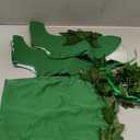 Morph Villain Costume For Women, Green Dress With Fake Leaves, Comic Con Costume For Women, XL