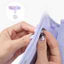 Telena DIY Customizable Crossbody Bags Snaphole Shoulder Bag for Women with DIY Charm Set (Flower Series, Blueberry Dream-1)