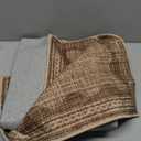 GarveeHome Door Mat Indoor Rugs for Entryway Scalloped Small Rug 2x3 Washable Non-Slip Solid Coffee Modern Minimalism Soft Low-Pile Throw Carpet for Bedroom Kitchen Bath Entrance