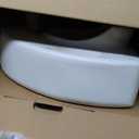 Medline 5" Raised Toilet Seat with Lock, No Arms, White, 400 lb Capacity - Easy Installation - Elderly & Disabled Bathroom Aid