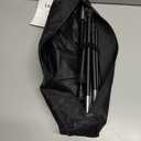 Ultra-Light Folding Camping Chair, All-Aluminum Frame, Surper Breathable Fabric, Easy to Carry, Compact Storage Size (1, Black)