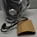 SUSTEAS Electric Kettle Temperature Control - 57oz Hot Water Boiler with Thermometer, 1500W Fast Heating Stainless Steel Tea Kettles, Cordless LED Indicator, Auto Shut-Off & Boil Dry Protection, Black