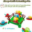 Jumping Sheep Board Game,Catapulting Sheep Game for 4-12 Kids,Sheep Shoot Tabletop Family Game,2-4 Players