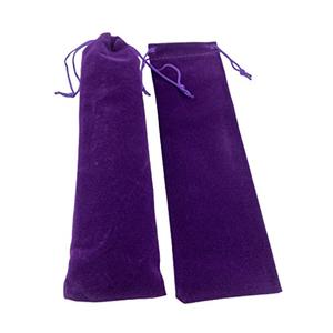 Palmhomee Pack of 12 3x10 Inch Velvet Drawstring Bags Gift Bag Velvet Pouch For Jewelry Wedding and Party Favor (Purple)