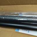 Tension Shower Curtain Rod 51-86In(4.25-7.16Ft), Tension Shower Rod No Drilling for Bathroom or Window Closet, Adjustable Spring Shower Rod, Easy to Install Never Rust, Rod Diameter 1.26Inch-Black