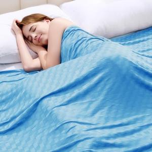 Topcee Cooling Blanket, Summer Cooling Blankets for Hot Sleepers, Arc-Chill Q-Max>0.5 Cool Fiber, Oeko-TEX 100% Certified, Soft, Breathable, Double-Side Bed Throw,Keep Cool for Adults Kids 50"x70"
