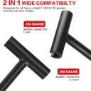 Door Hinge Adjustment Tool - Heavy Weight .134 and .180 Gauge Door Adjustment Tool, Integral Steel Hinge Bender, Hinges Gap Adjusting Wrench, Door Hinges Repair Tools for Standard and Commercial Doors