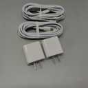 iPad Charger Fast Charging 10ft USB-C Cable & 20W USB-C Charger Block 2-Pack for Apple iPad A16/11th/10th/Pro 13/12.9/11/Air/Mini A17 Pro, iPhone 17/16/15 Series, White