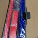 Magnetic Socket Organizer Set, 6PCS Socket Holder, 1/4", 3/8", 1/2" Sockets Holds 143 Pieces Magnetic Sockets Trays (Blue&red, 6 Pcs)