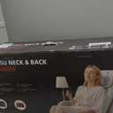 MAIBOLE Shiatsu Neck Back Massager Chair Cushion w/ Heat - Full-Back Massage Cushion with Kneading, Rolling, Vibration- Adjustable Neck Height & Intensity - Heated Seat for Home & Office