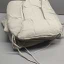 Kyaringtso Chair Cushions for Dining Chairs, 4 Pack Soft and Comfortable Chair Cushions Pads with Ties, Seat Cushions for Kitchen Chairs，Dining Room (4 Pack 17x16, Light Green)