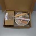 Joyyy Sourdough Starter Kit, Banneton Bread Proofing Basket, 8.5Inch Proofing Basket for Baking, Banneton Bread Baking Gift Set, Sourdough Bread Baking Supplies (Black)