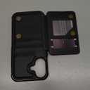 Vinich for iPhone 17 Wallet Case with Card Holder, RFID Blocking Credit Slots Kickstand Shockproof Phone Cover Fit for iPhone 17 6.3" Black