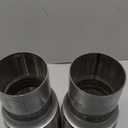 RP Remarkable Power, 2 pack 2.5 inch Inlet Exhaust Flex Pipe,2.5 ID x 10 Length Flexible Tube,Stainless Steel Double Braid Heavy Duty Universal fit Muffler Pipe RK7545 Replacement