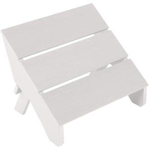 Highwood Italica Modern Adirondack Folding Ottoman, White