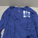 FLYCURVY Women's Pajama Sets 2 Piece Long Sleeve Sleepwear Soft Pj Set Loungewear Plaid Pjs with Pockets XS-L Blue