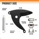 Black 1026293 Branch Cutter Blade Compatible with Fiskars Multifunction Branch Cutters UPX82, UPX86, UP82, UP84, UP86, Branch Cut Blade with Blade, Spring & Chain