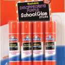 Elmer's E543 Washable School Glue Sticks, Disappearing Purple, 4/Pack